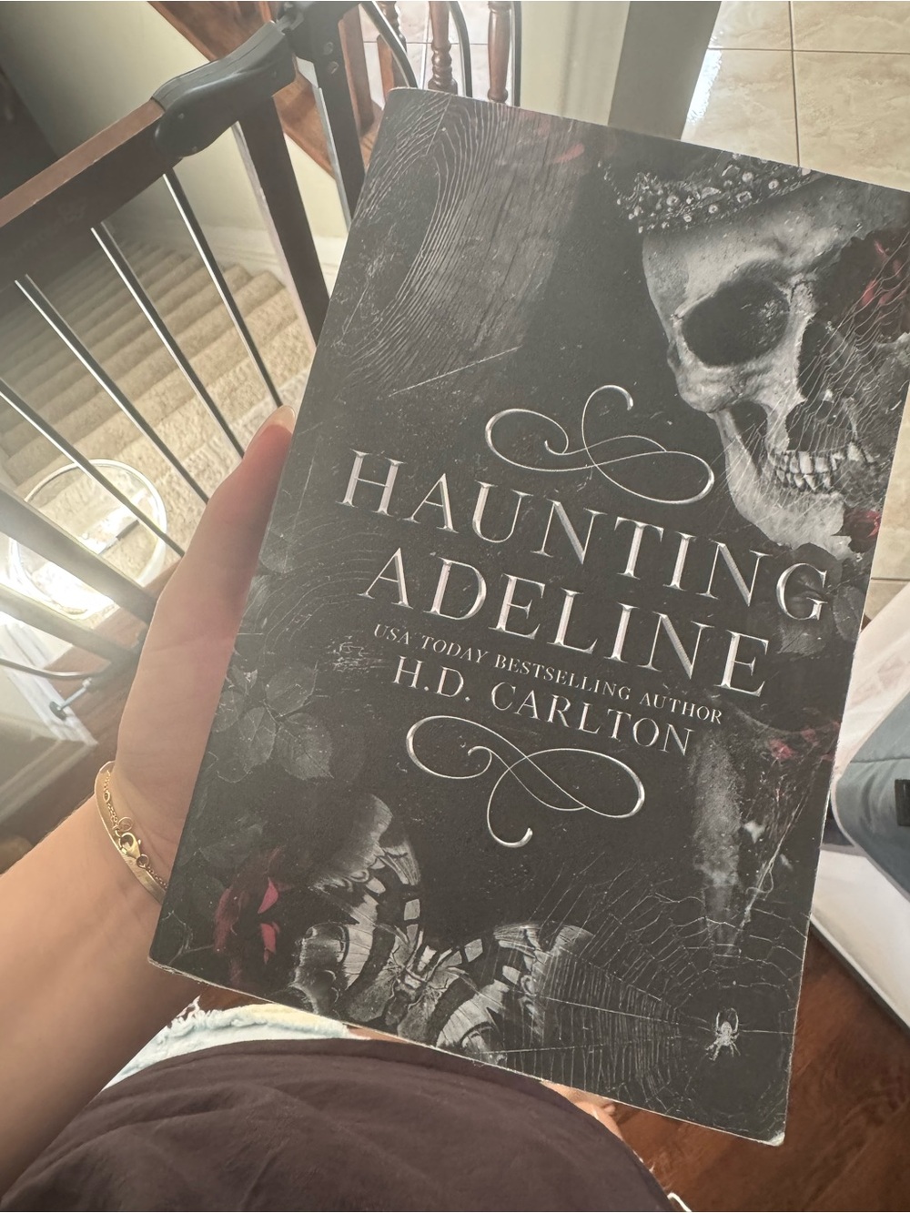 Haunting Adeline Decorative Book - Black Cover
